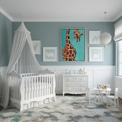 Funny Giraffe - Canvas