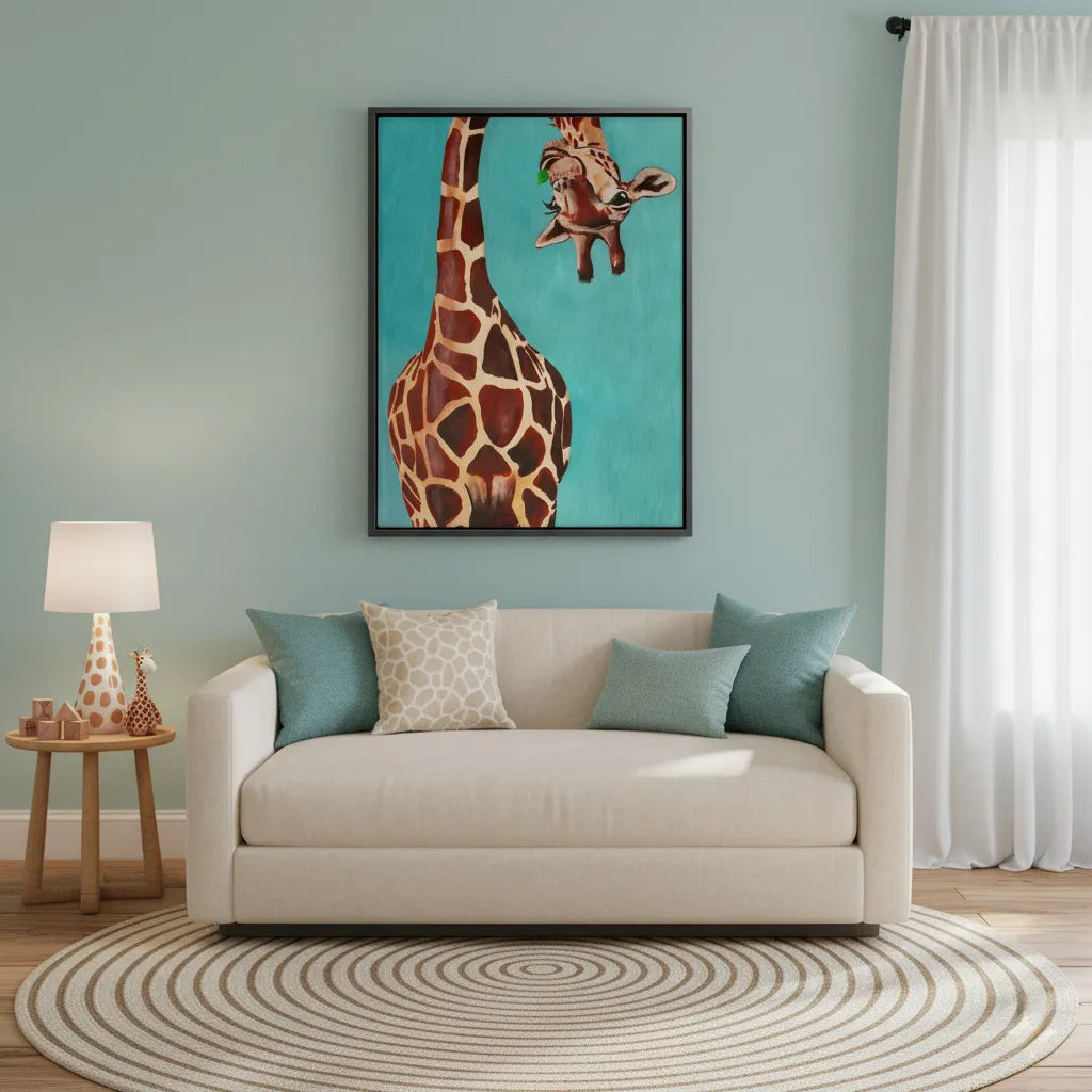 2Funny Giraffe - Canvas