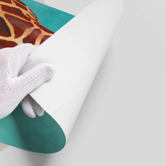 Funny Giraffe - Poster