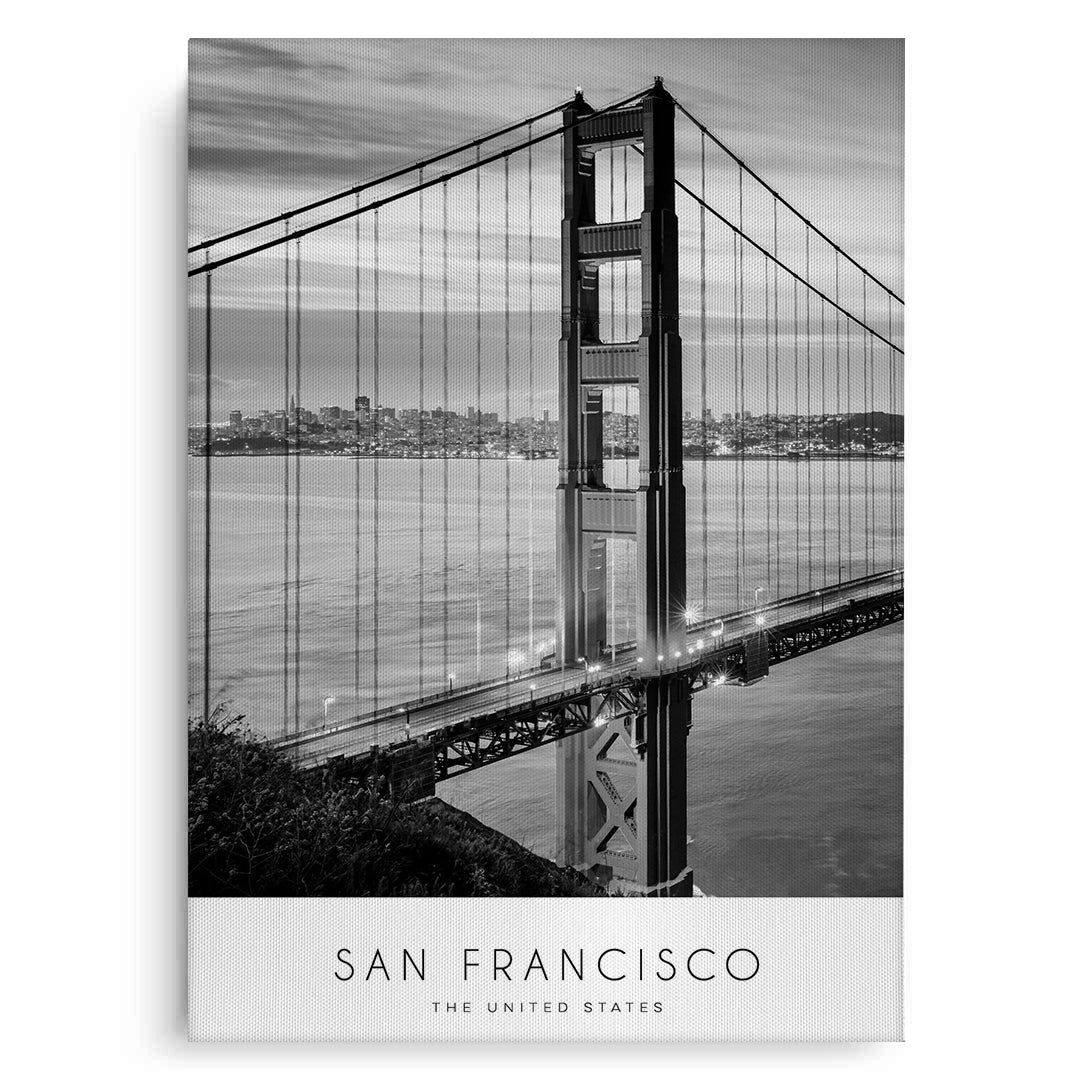 2Gate Bridge San Francisco - Canvas