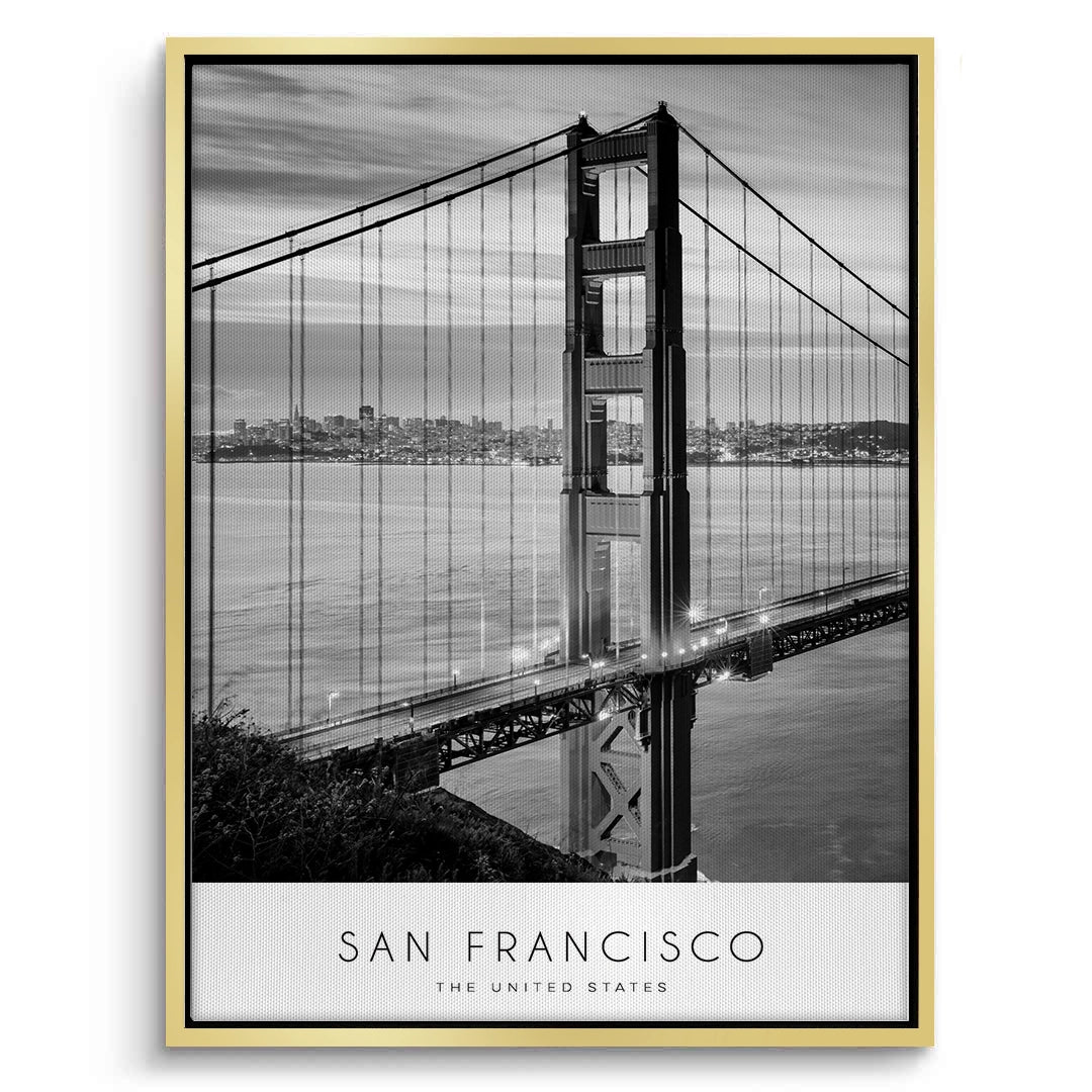 2Gate Bridge San Francisco - Canvas