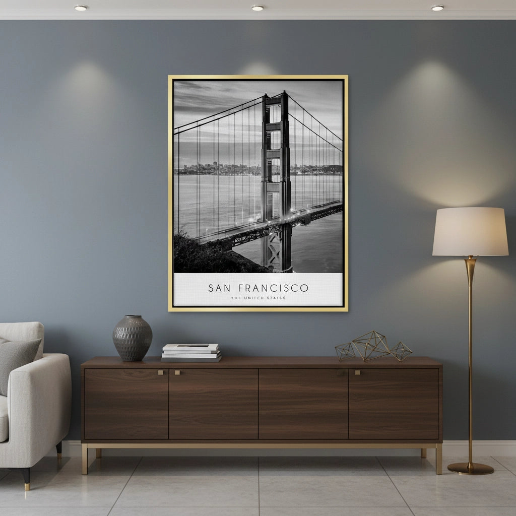 2Gate Bridge San Francisco - Canvas