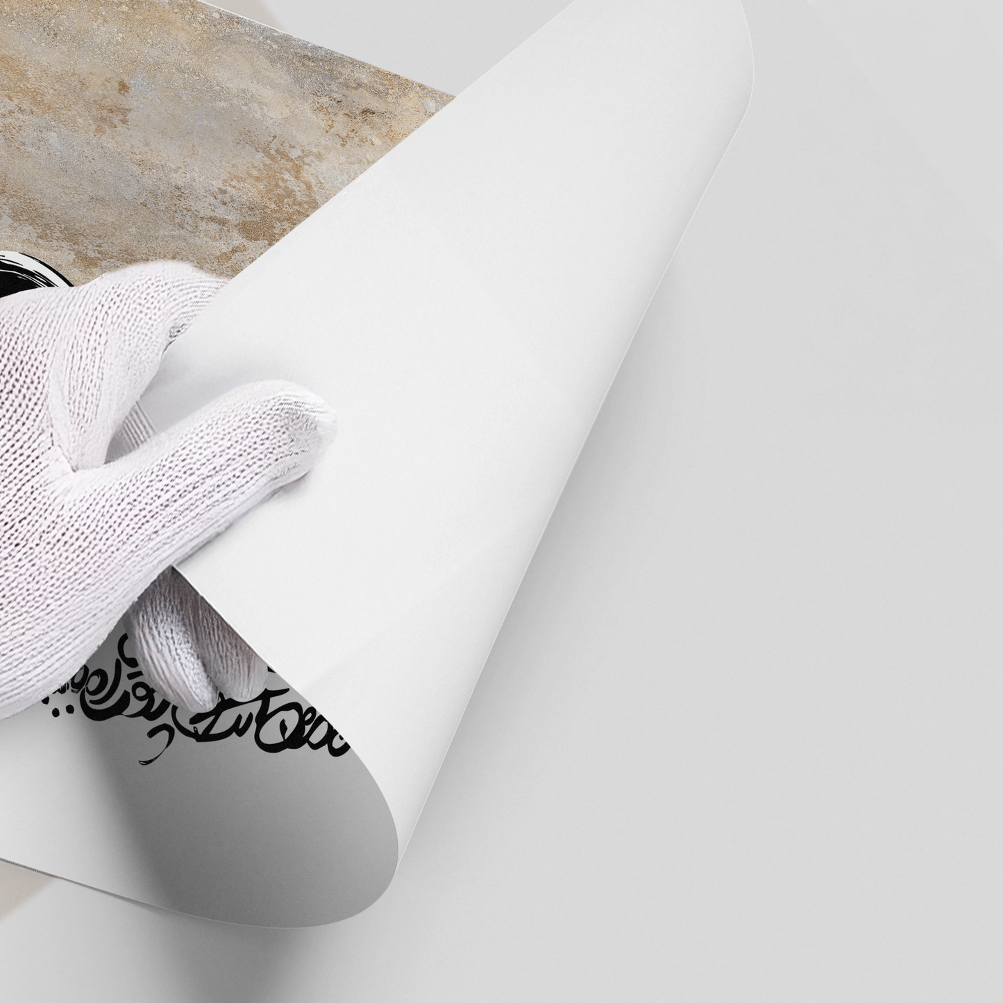 2Geo-Calligraphy Split - Poster