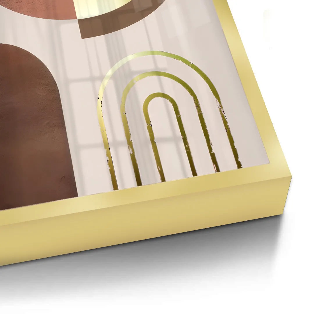 Geometric Abstract Set 2 - Fine Art - Jasmineart.ae
