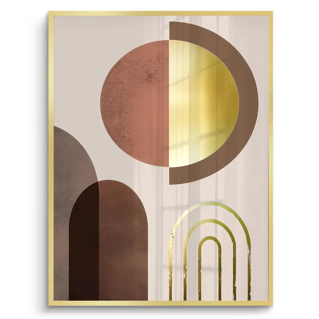 Geometric Abstract Set 2 - Fine Art - Jasmineart.ae