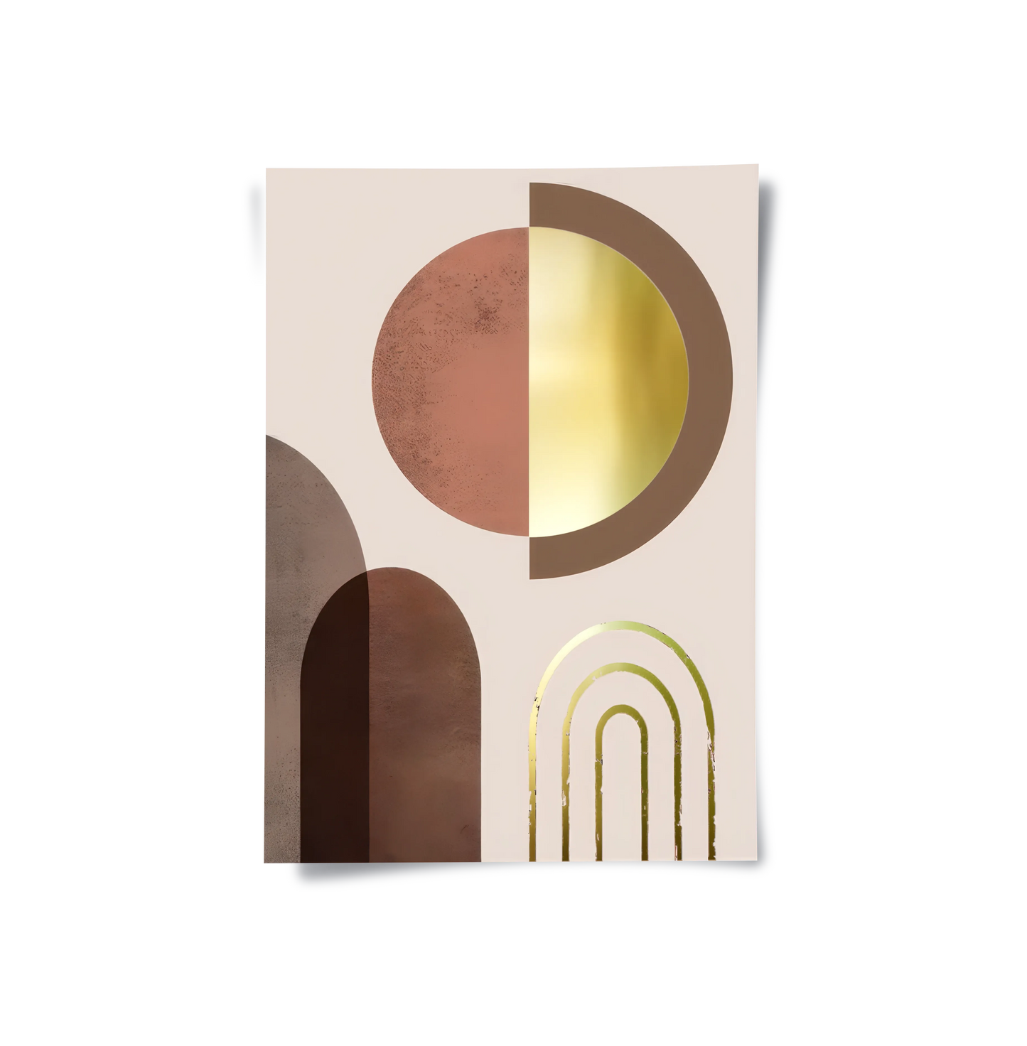 2Geometric Abstract Set 2 - Poster