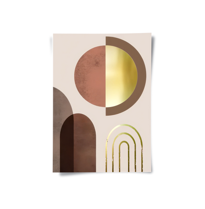 Geometric Abstract Set 2 - Poster