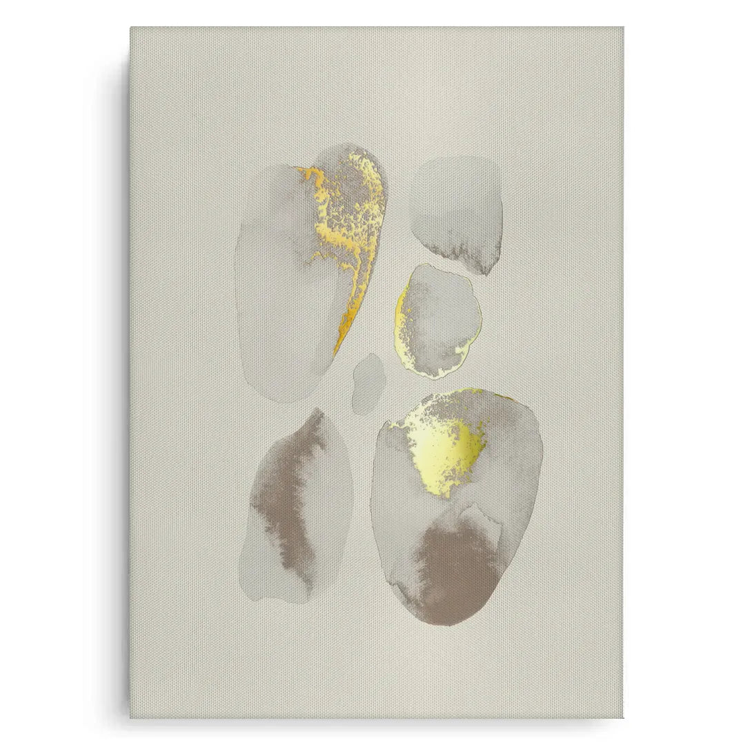 Geometric Earth Tones Set of 2 - Canvas - Jasmineart.ae