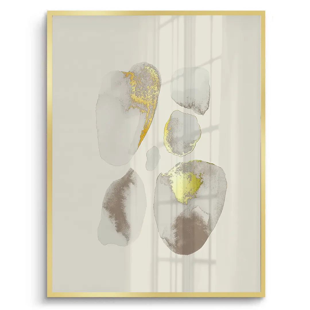 Geometric Earth Tones Set of 2 - Fine Art - Jasmineart.ae