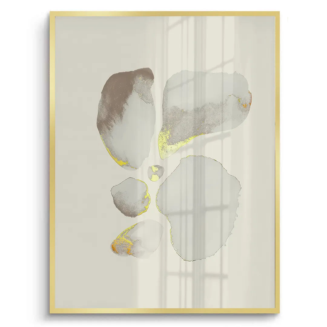 Geometric Earth Tones Set of 2 - Fine Art - Jasmineart.ae