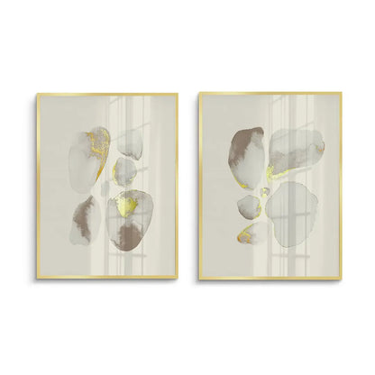 Geometric Earth Tones Set of 2 - Fine Art