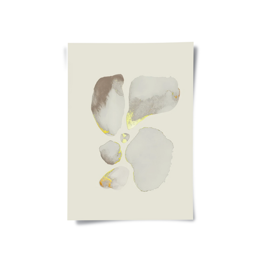 Geometric Earth Tones Set of 2 - Poster