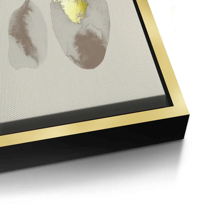 Geometric Earth Tones Set of 2 - Canvas