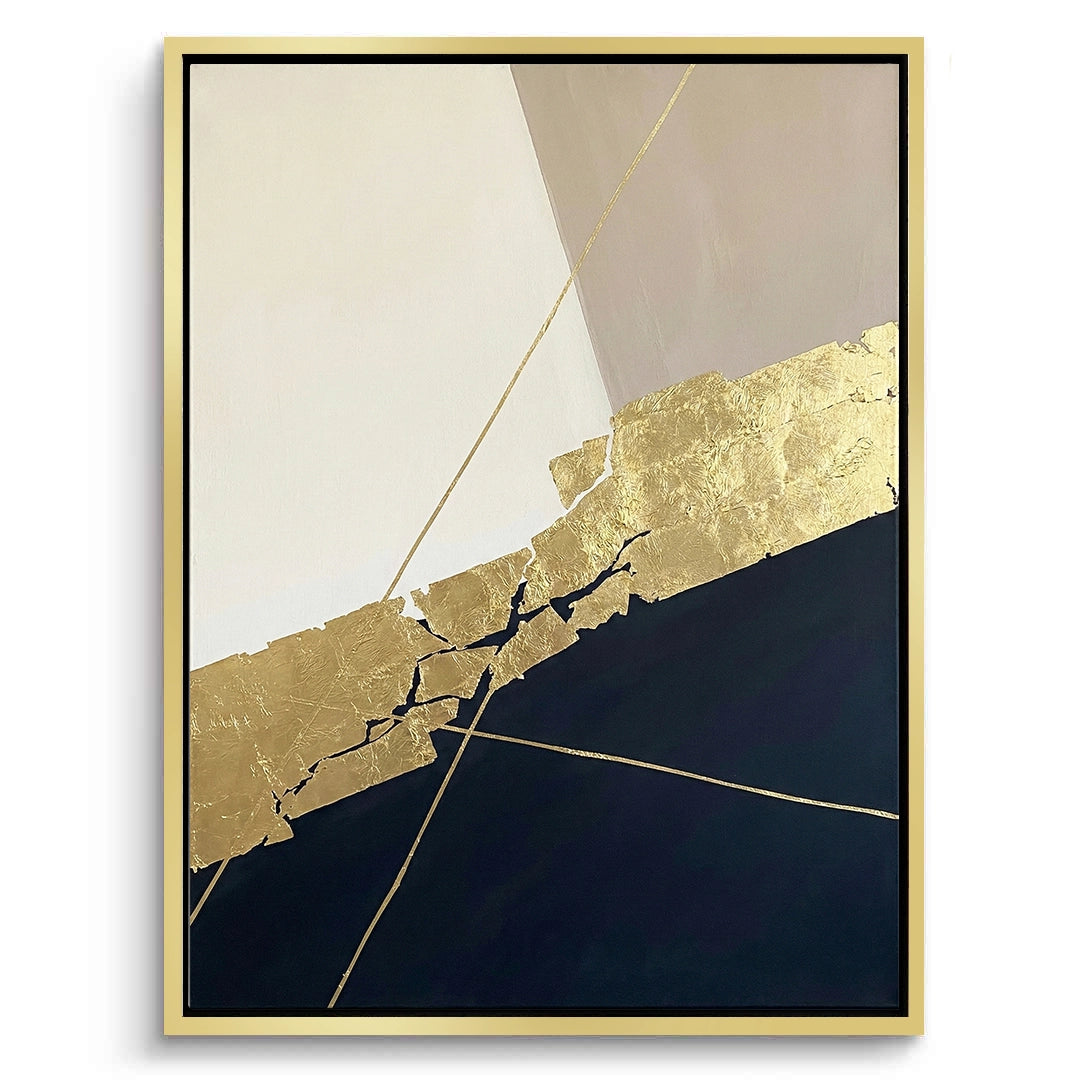 2Geometric Gold Crackle #GGC894