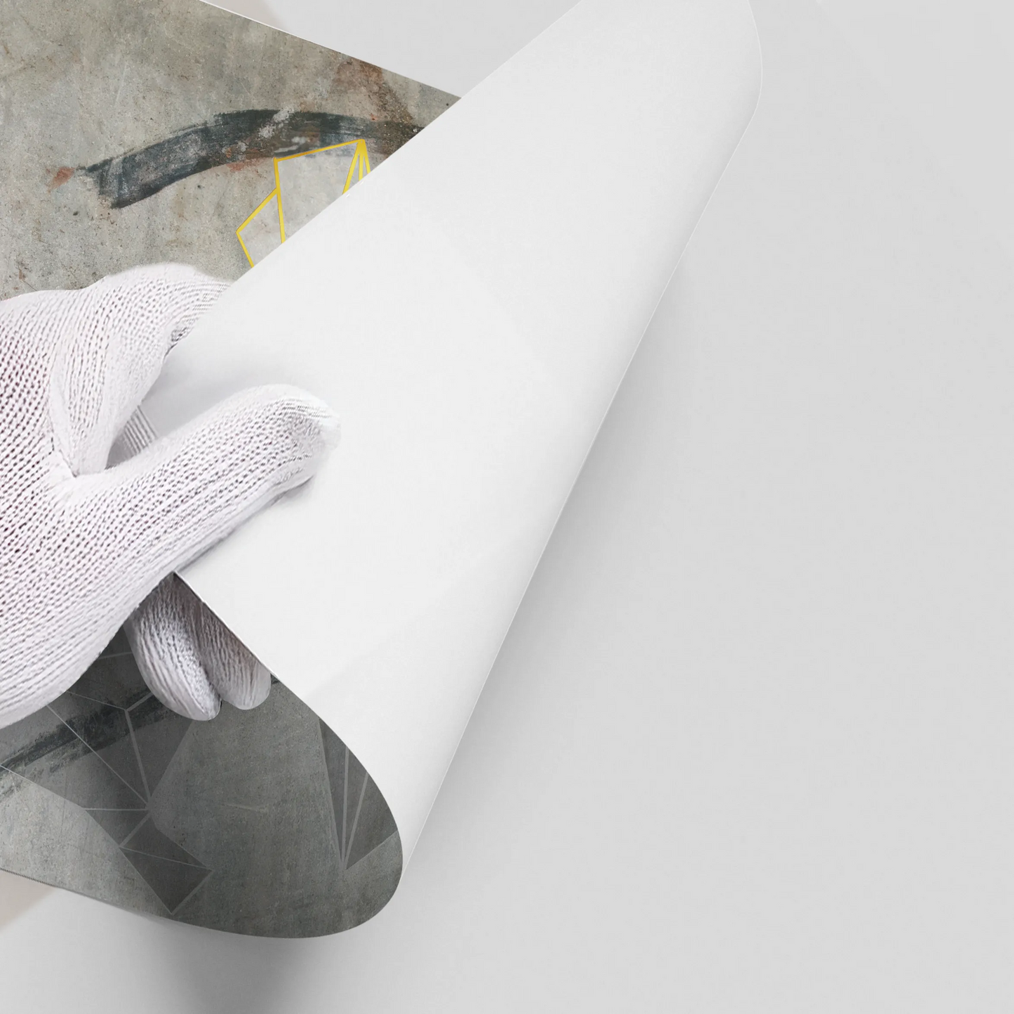 2Geometric Gold Rabbit - Poster