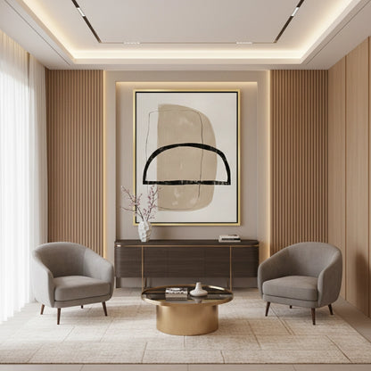 Geometric Minimalism - Canvas