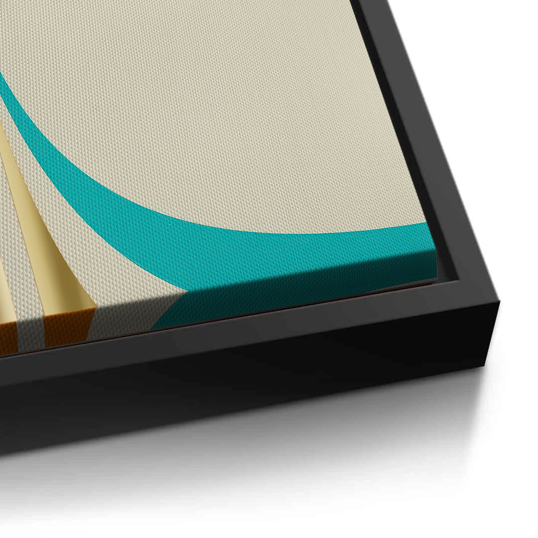 2Geometric Space Shuttle - Canvas