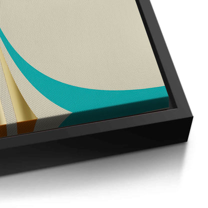 Geometric Space Shuttle - Canvas