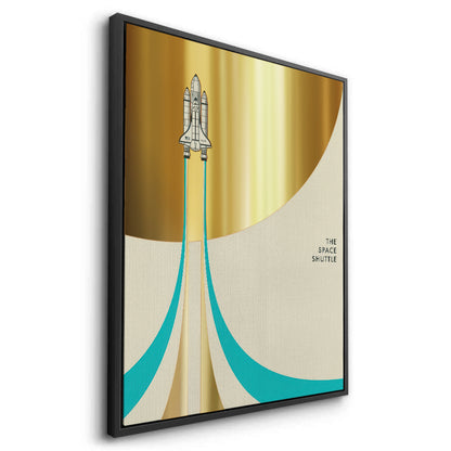 Geometric Space Shuttle - Canvas