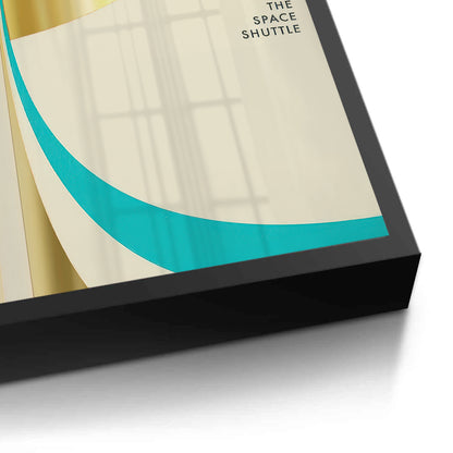 Geometric Space Shuttle - Fine Art