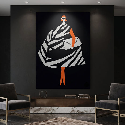 Geometric Vogue - Canvas