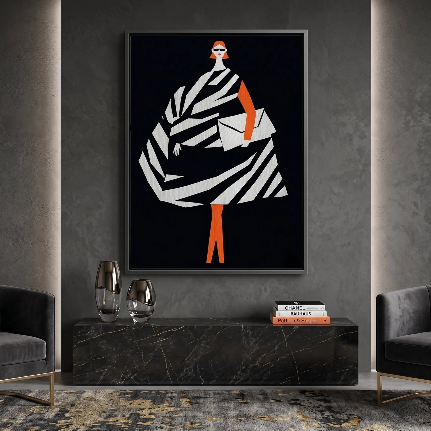 2Geometric Vogue - Canvas