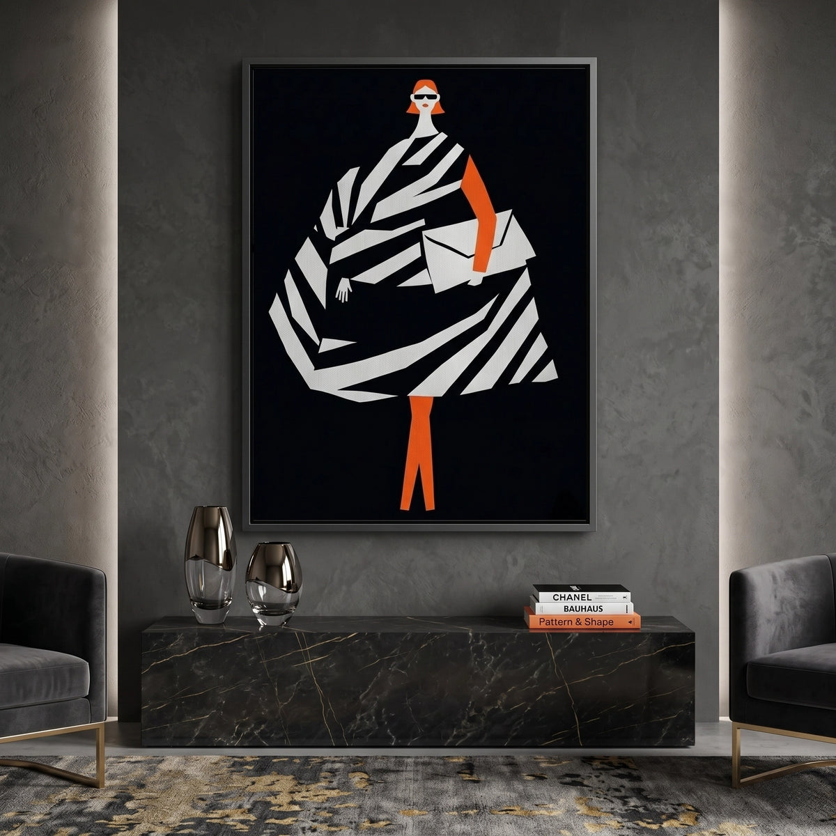 Geometric Vogue - Canvas