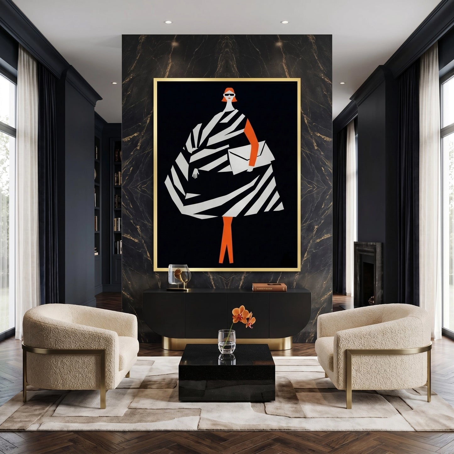 2Geometric Vogue - Canvas