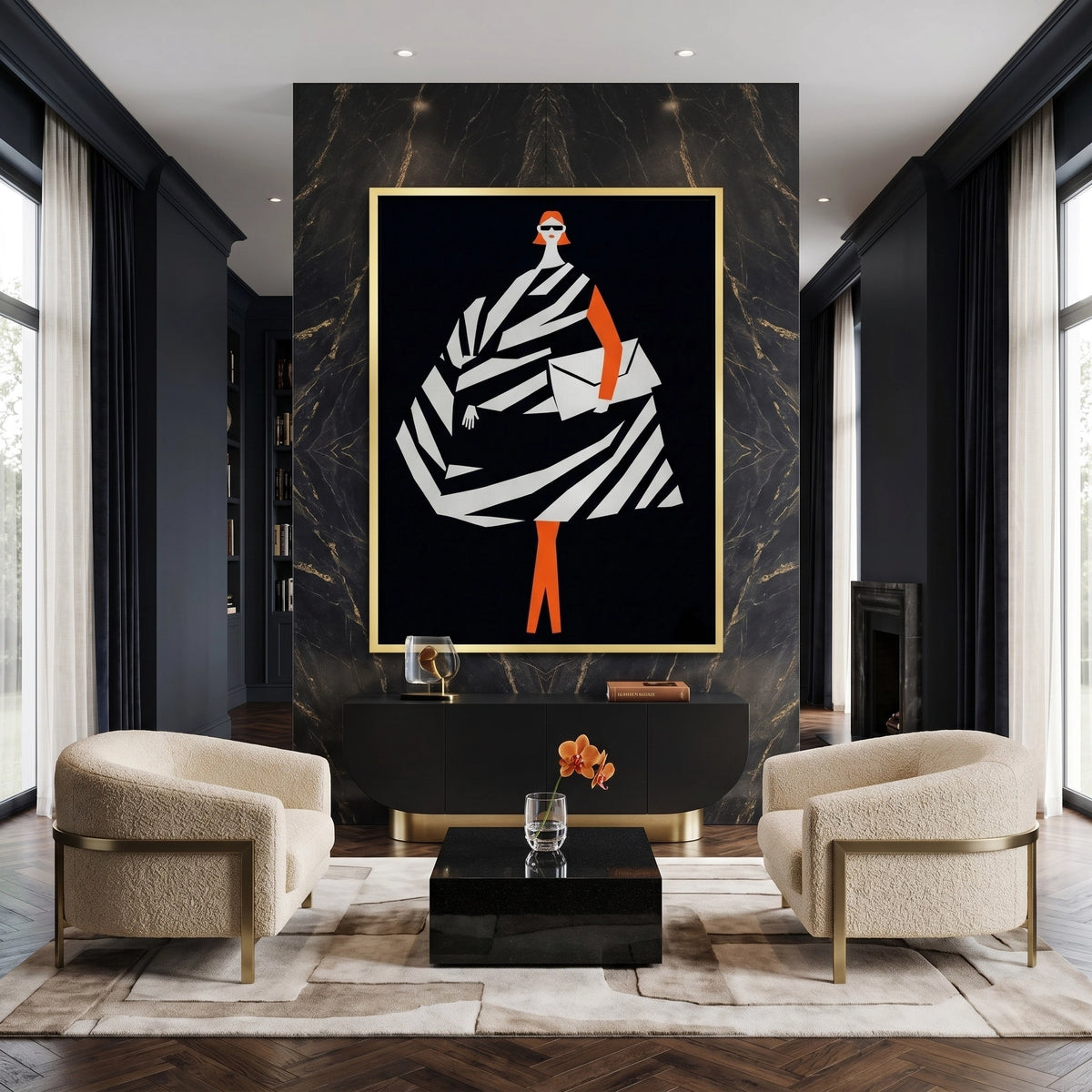 Geometric Vogue - Canvas