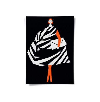 Geometric Vogue - Poster