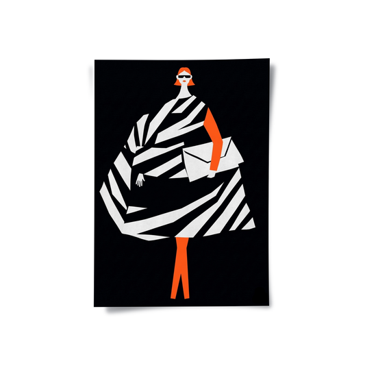 Geometric Vogue - Poster