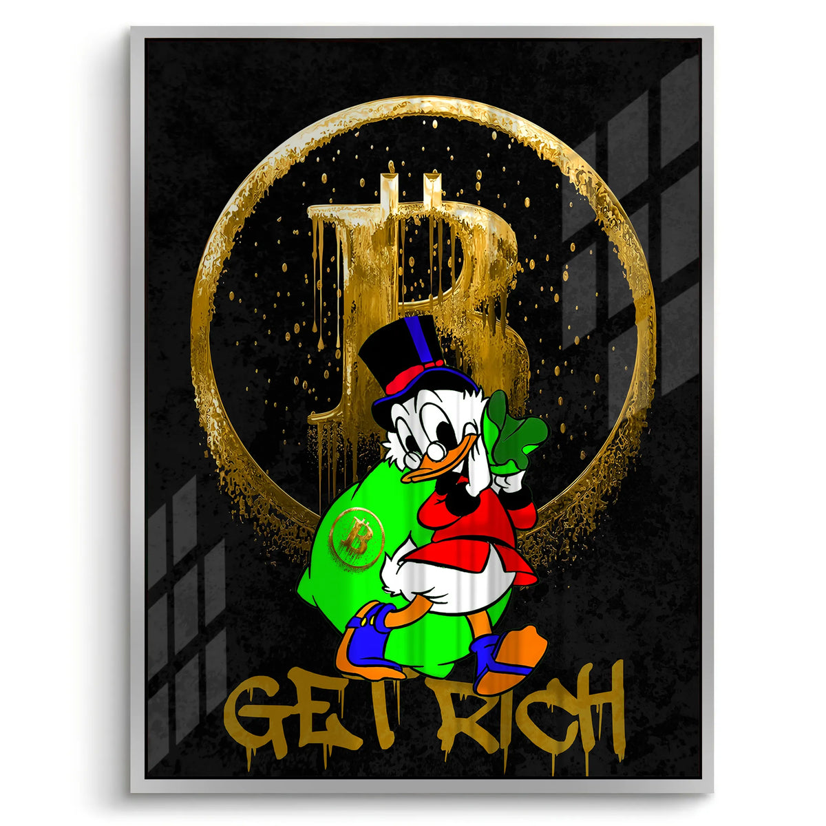 Get rich - Acrylic - Jasmineart.ae