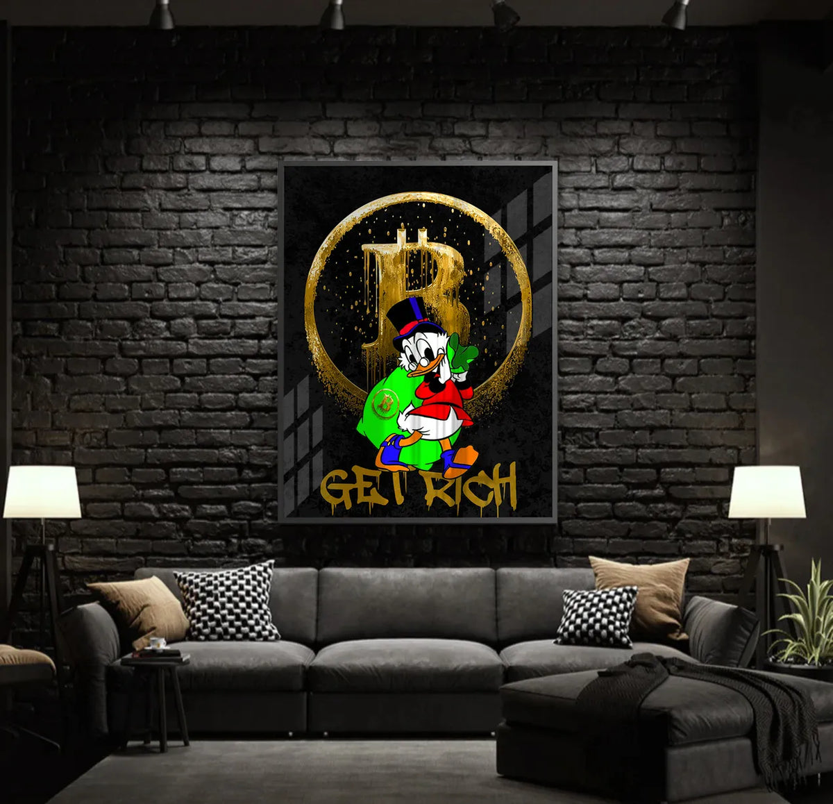 Get rich - Fine Art - Jasmineart.ae