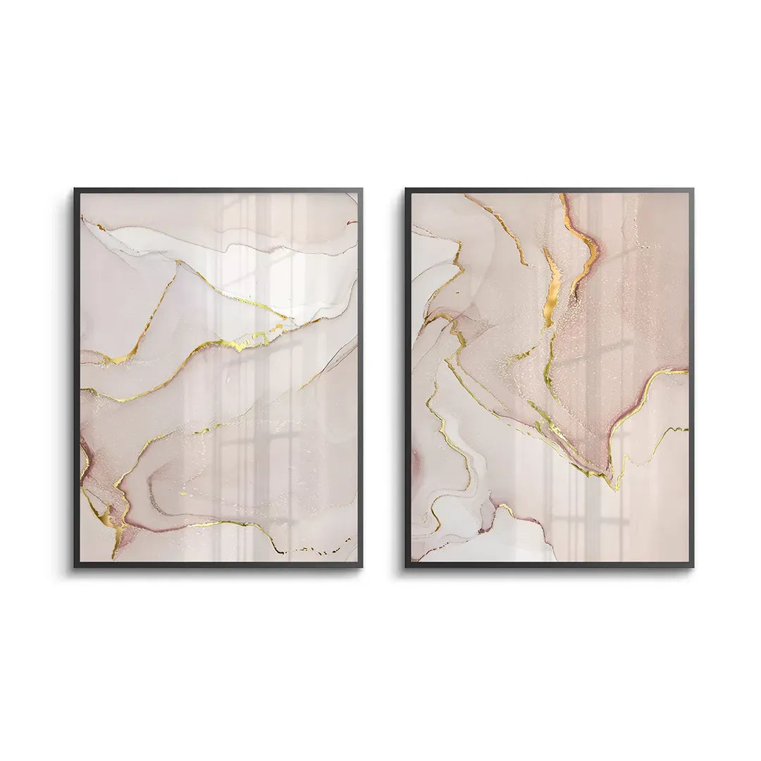 2Gilded Blush Set of 2 - Fine Art