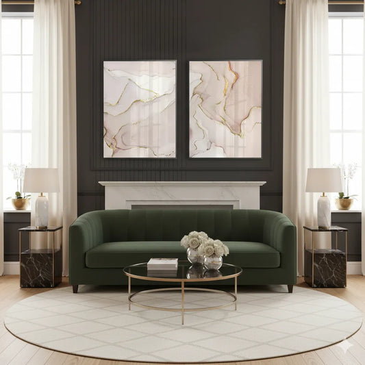 Gilded Blush Set of 2 - Fine Art