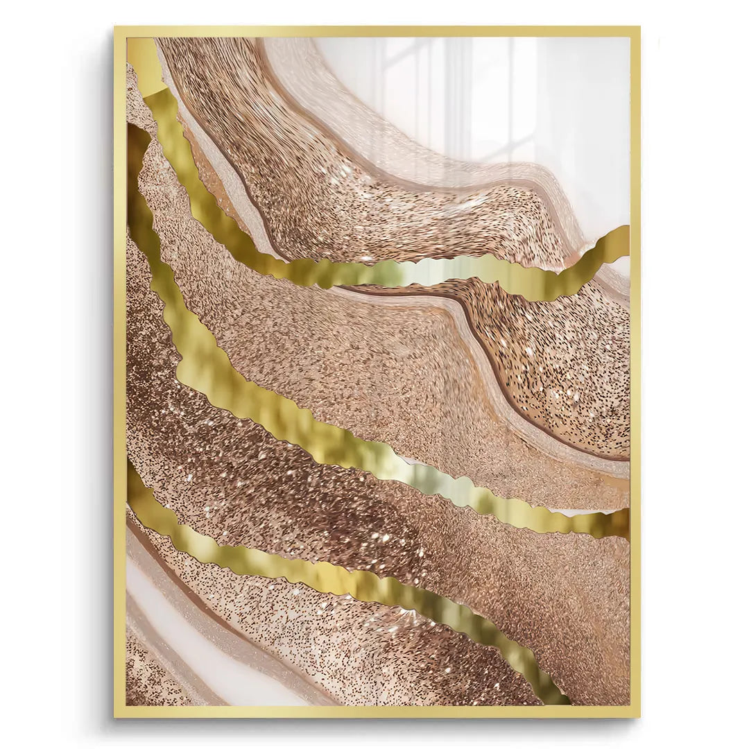 Gilded Dunes Set of 2 - Fine Art - Jasmineart.ae