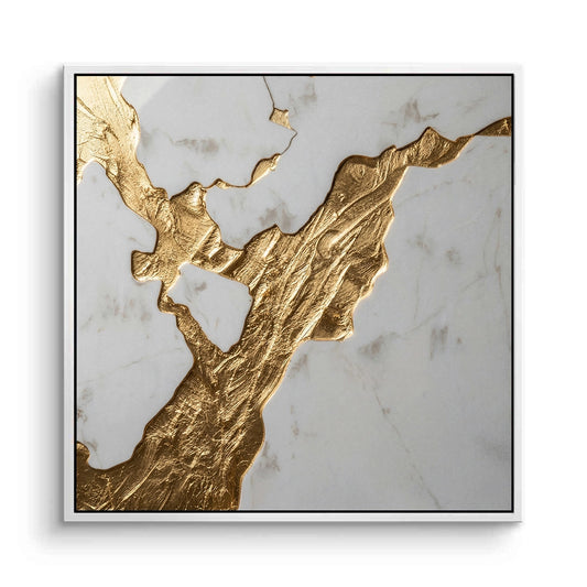 Gilded Fracture Abstract #GFA438