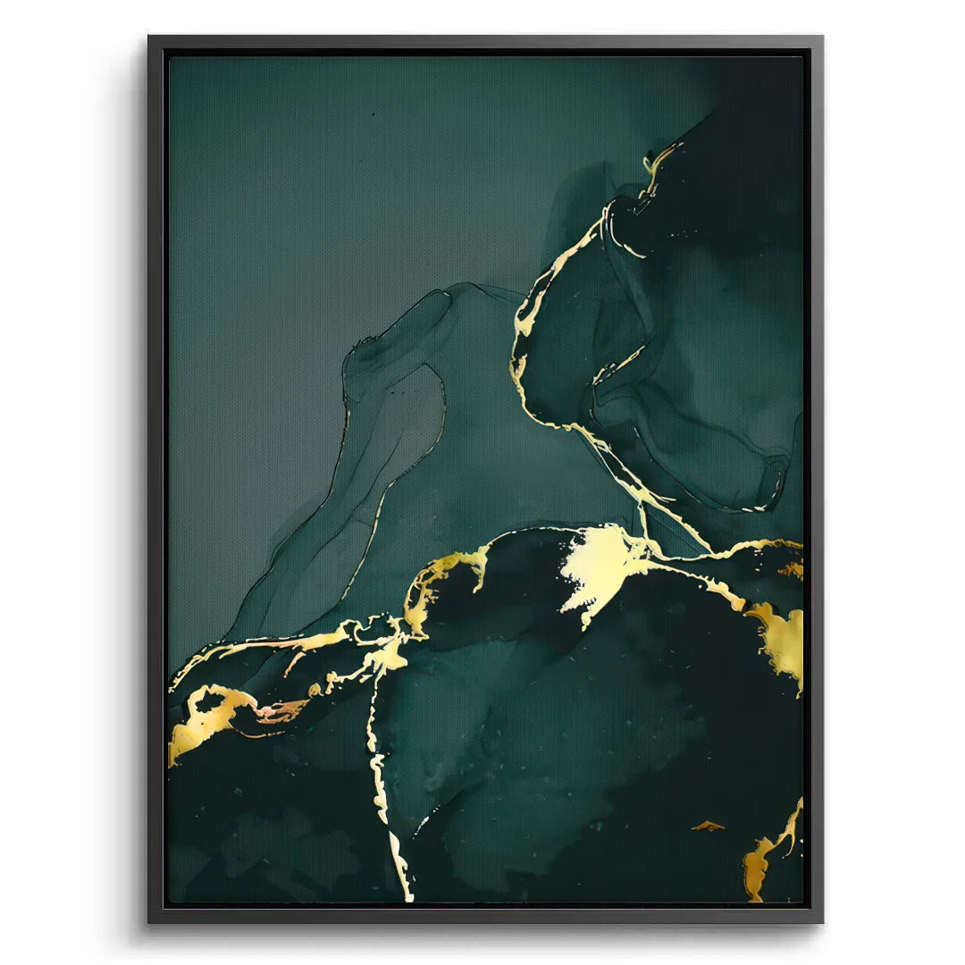 Gilded Jade - Canvas - Jasmineart.ae
