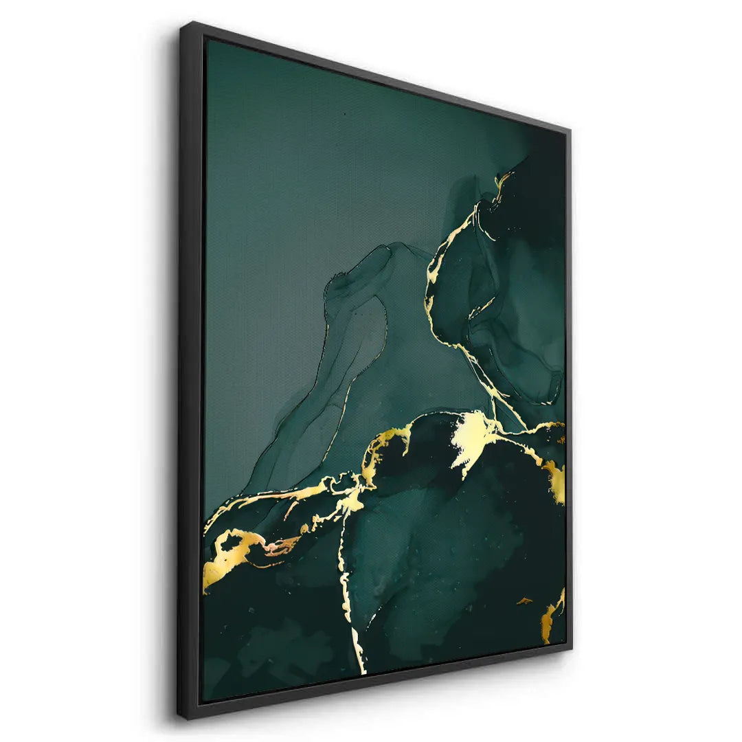 Gilded Jade - Canvas - Jasmineart.ae