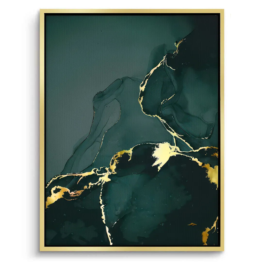 Gilded Jade - Canvas - Jasmineart.ae