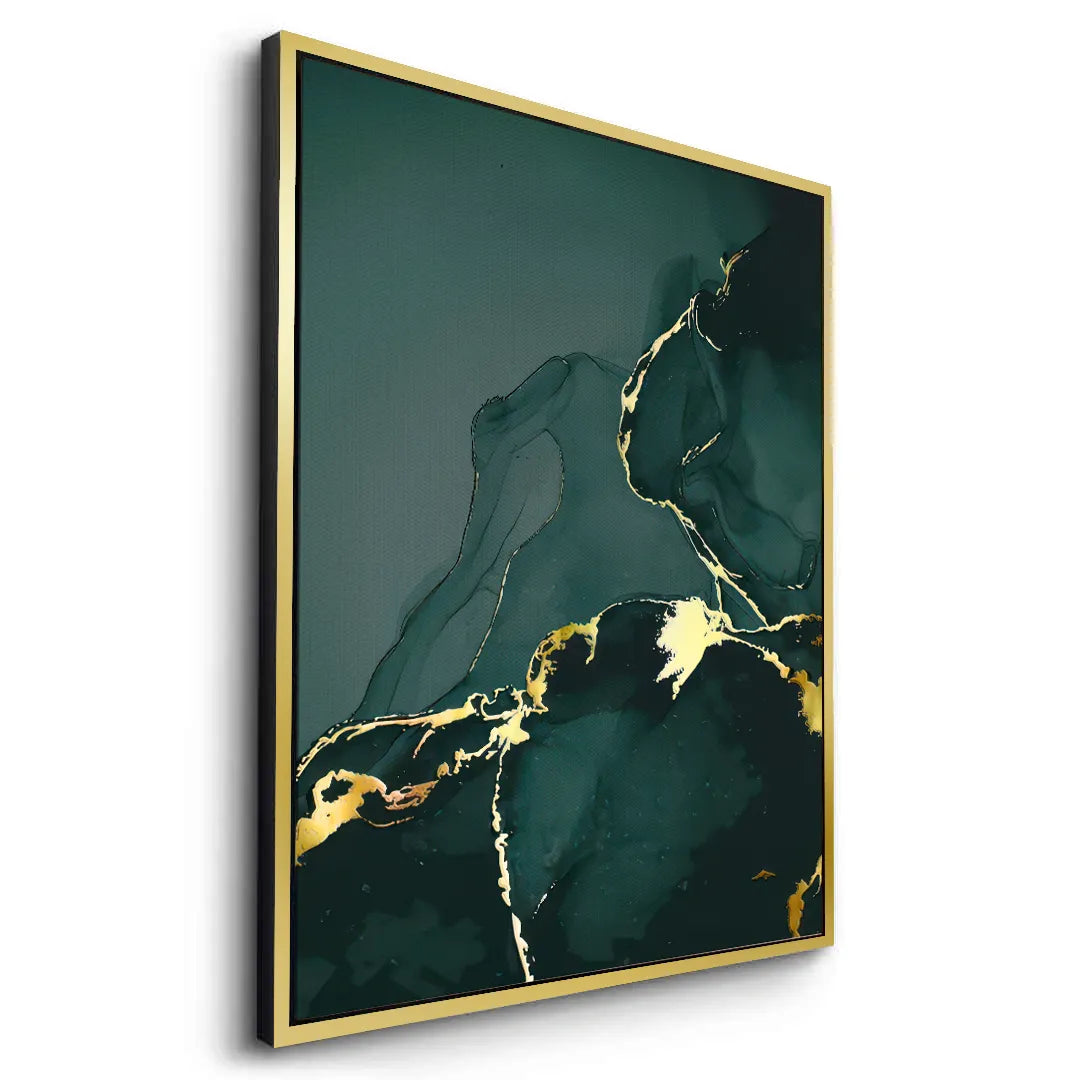 Gilded Jade - Canvas - Jasmineart.ae