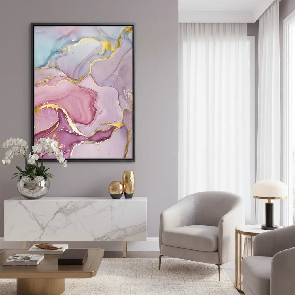 Gilded Opal - Canvas - Jasmineart.ae