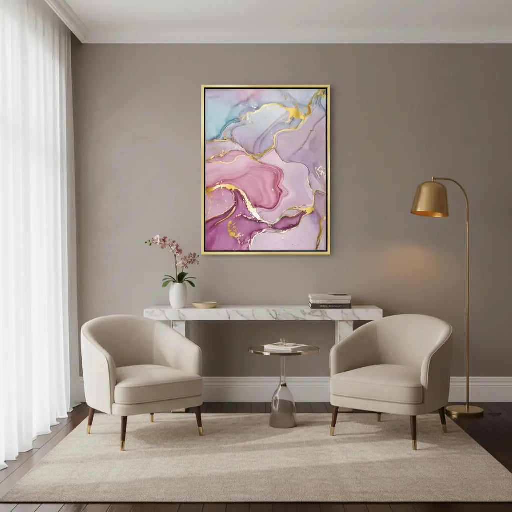 Gilded Opal - Canvas - Jasmineart.ae