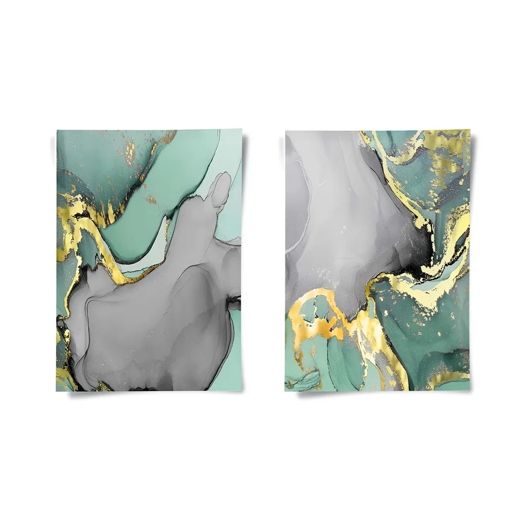 2Gilded Sage Set of 2 - Poster