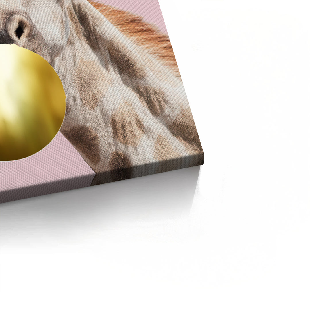 2Giraffe Bubble Gum - Canvas
