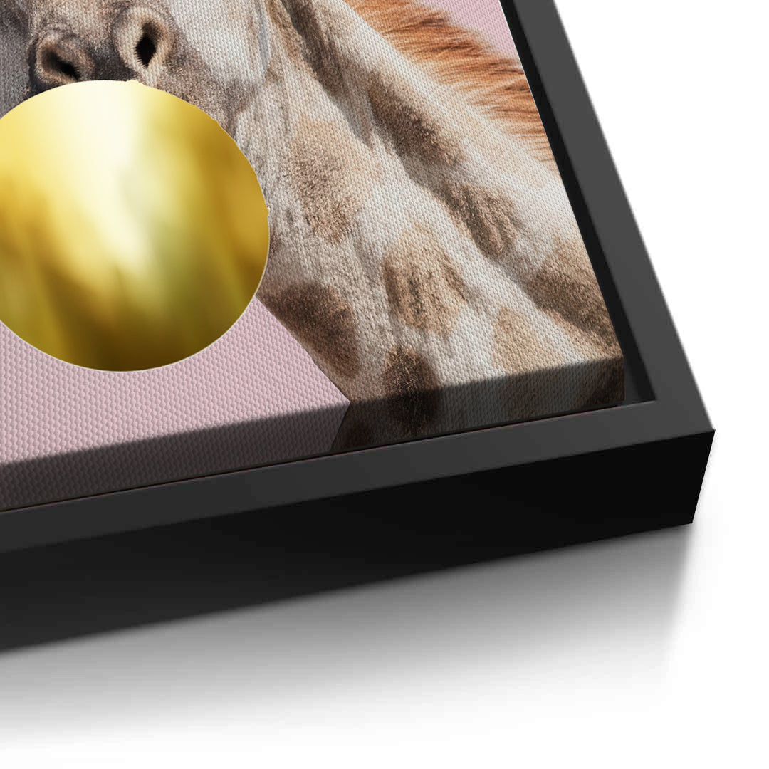 2Giraffe Bubble Gum - Canvas