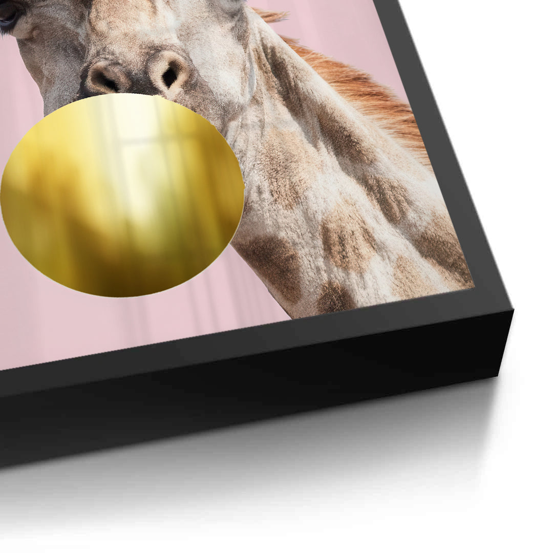 2Giraffe Bubble Gum - Fine Art
