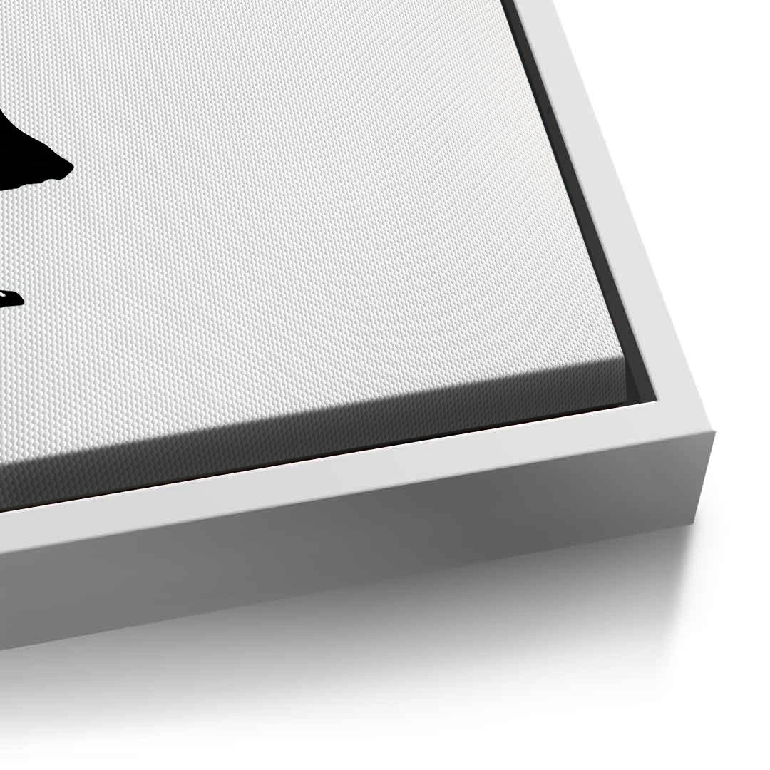 2Girl Reaching for Peace Heart Balloon - Canvas