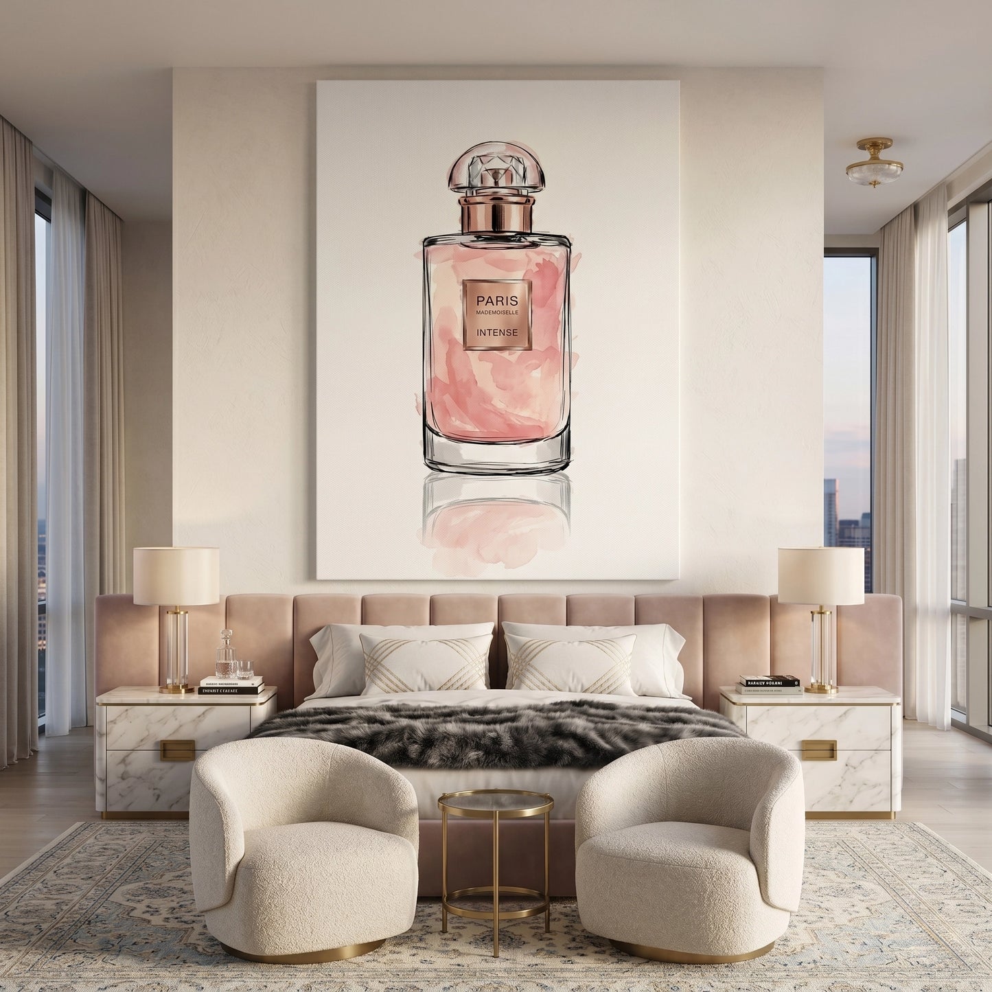 2Glam Perfume Bottle - Canvas