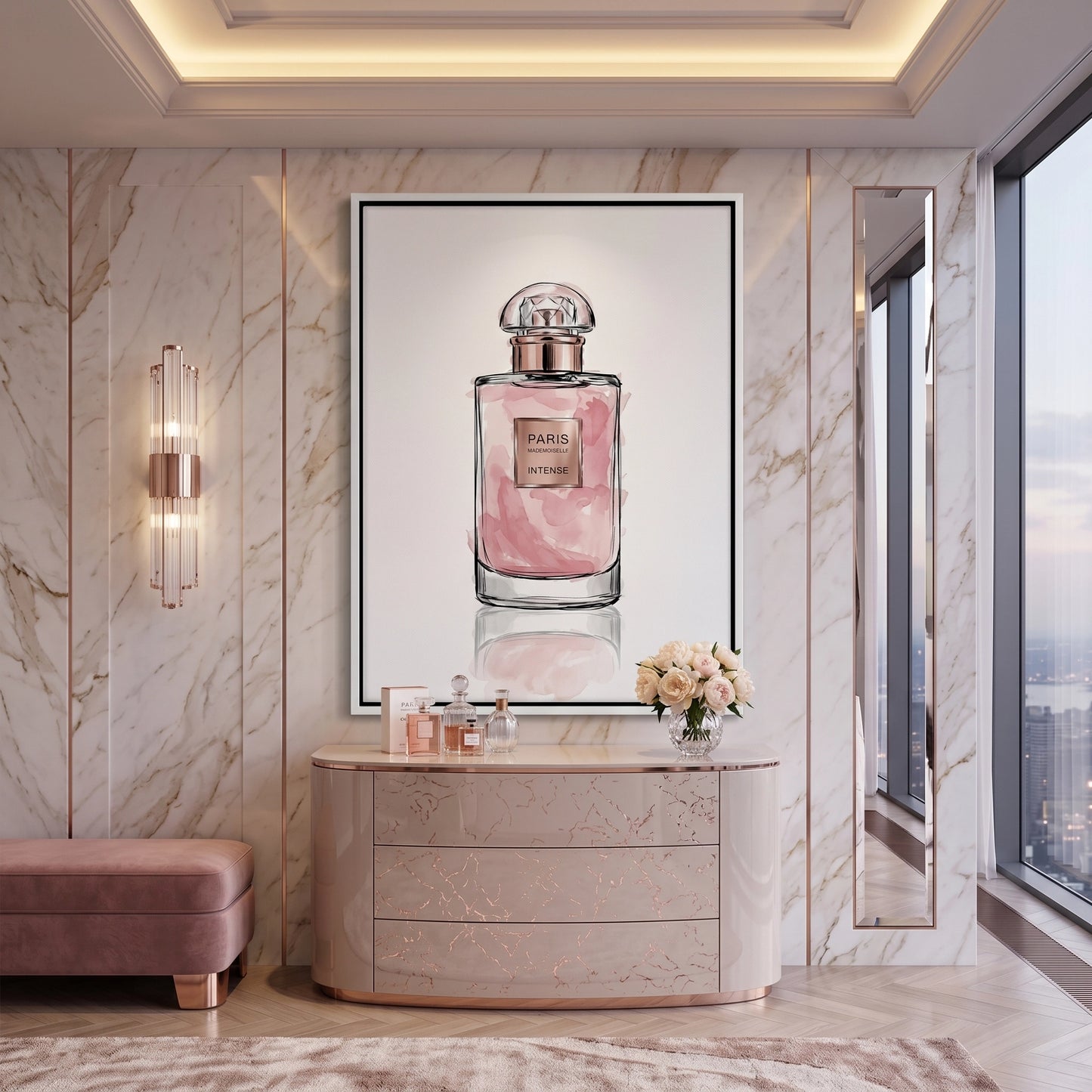 2Glam Perfume Bottle - Canvas